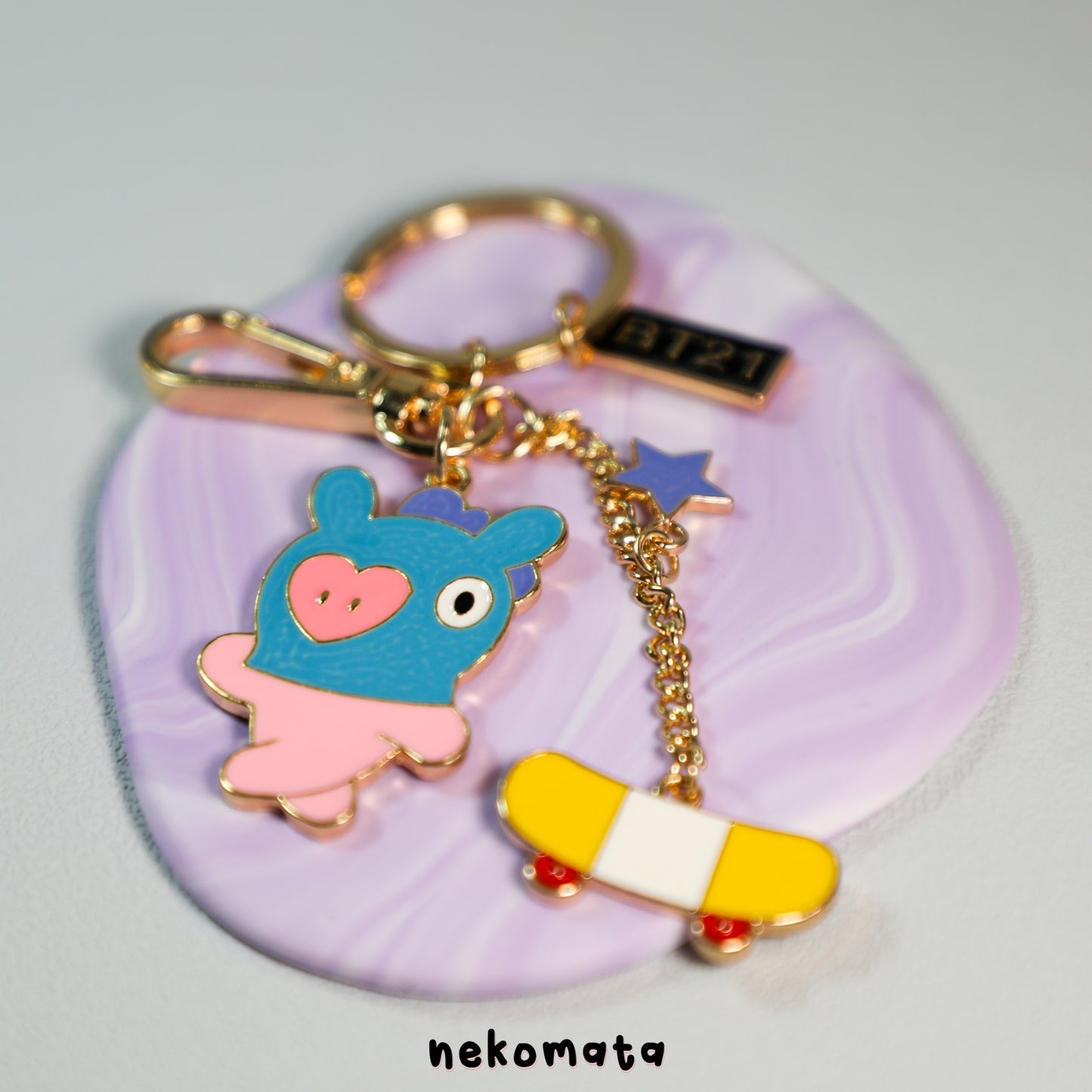 BT21 Metal Keyring
