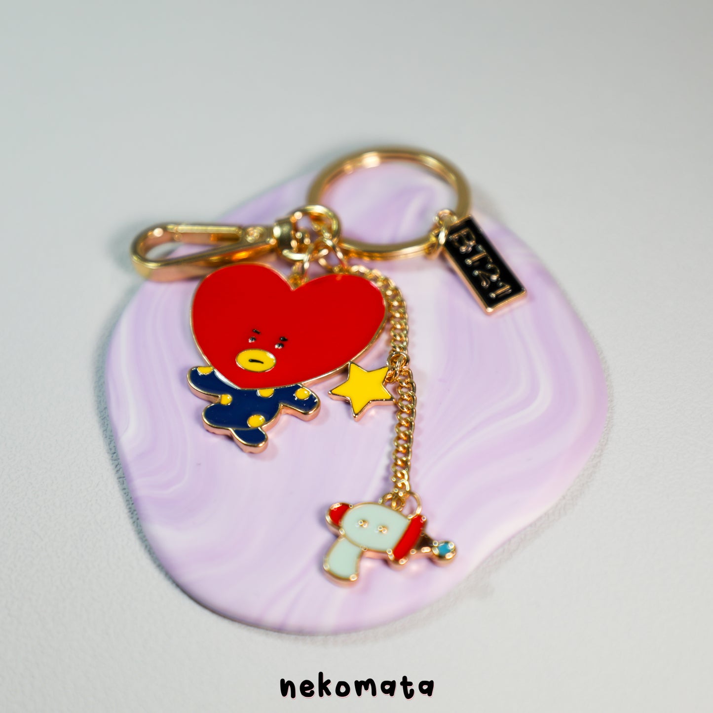 BT21 Metal Keyring