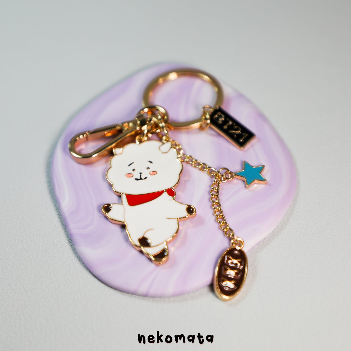 BT21 Metal Keyring