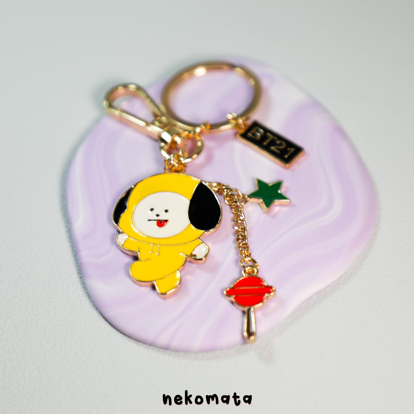 BT21 Metal Keyring