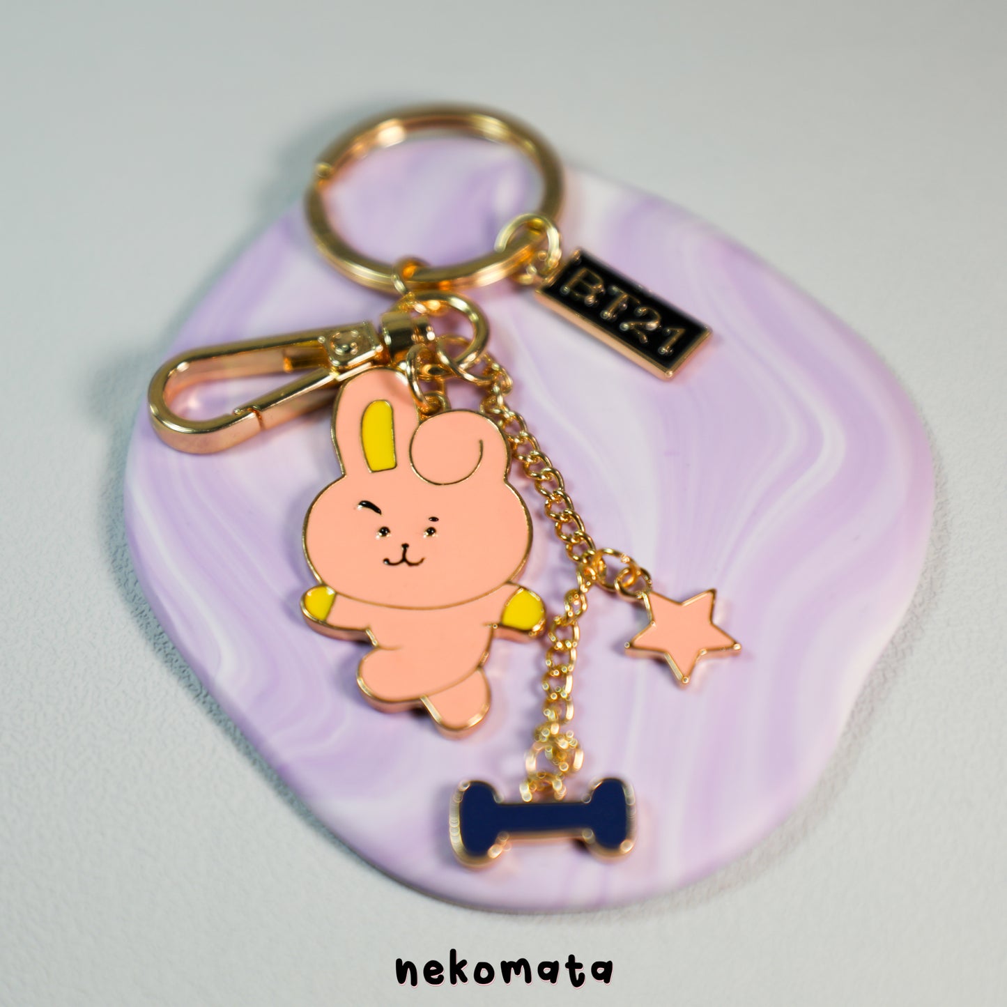 BT21 Metal Keyring
