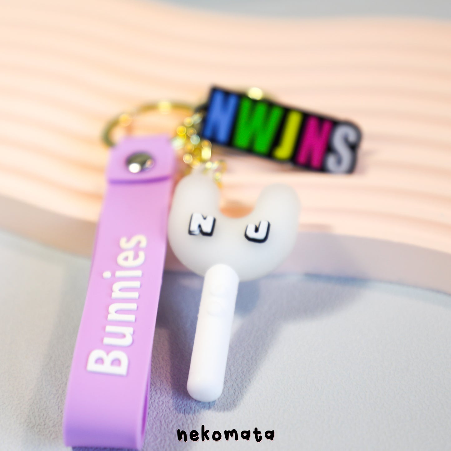 3D NEW JEANS Lightstick Keyring