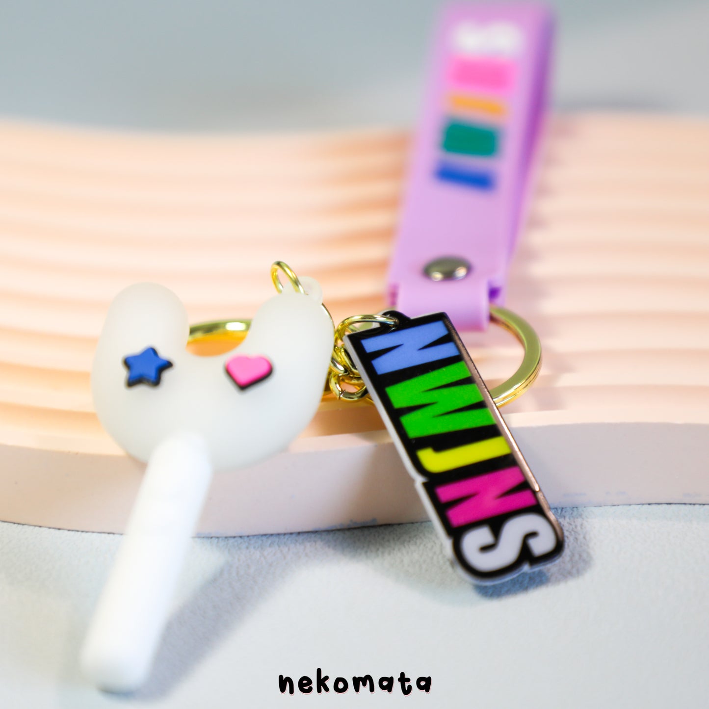 3D NEW JEANS Lightstick Keyring