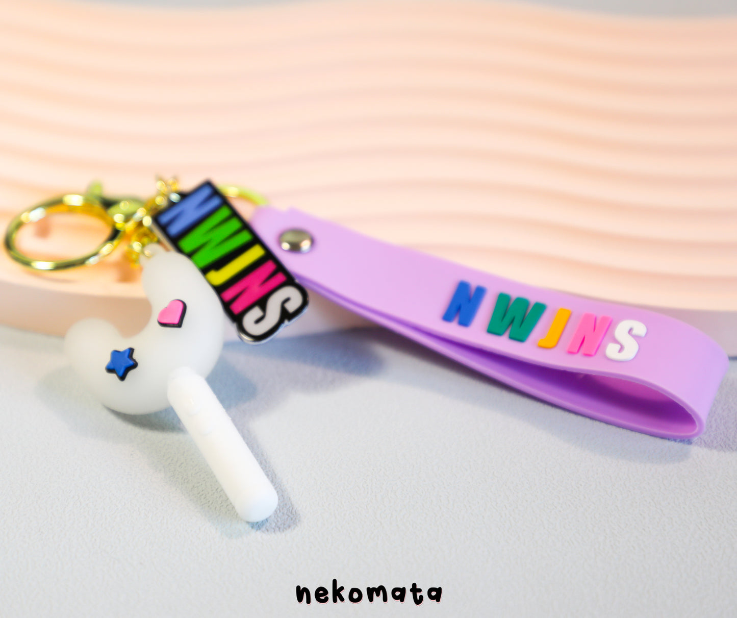 3D NEW JEANS Lightstick Keyring