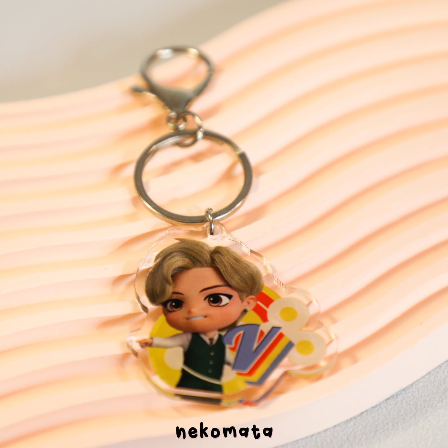 BTS Cartoon Keyring