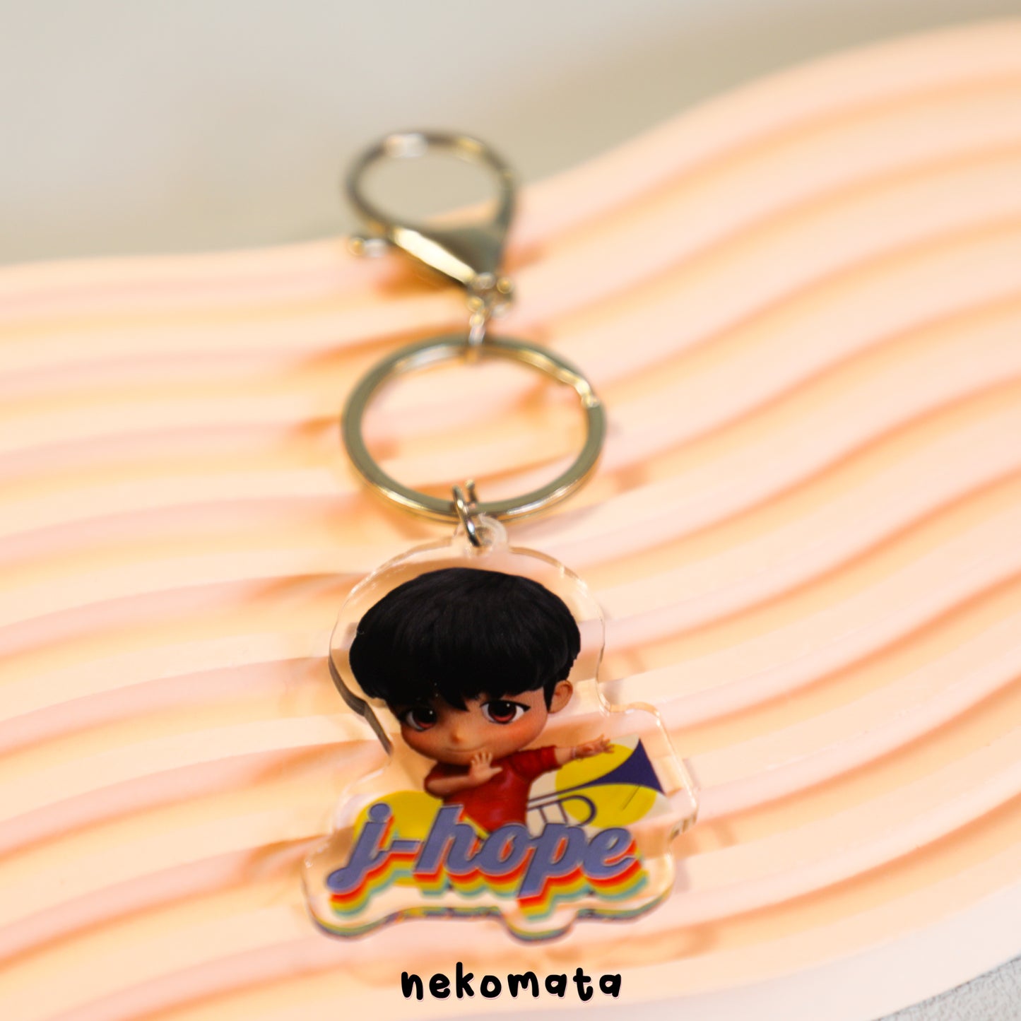 BTS Cartoon Keyring