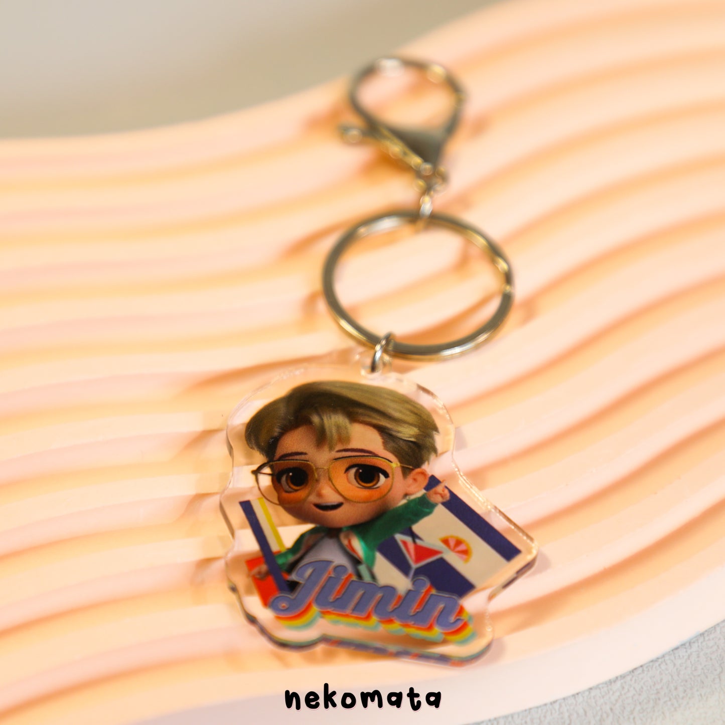 BTS Cartoon Keyring