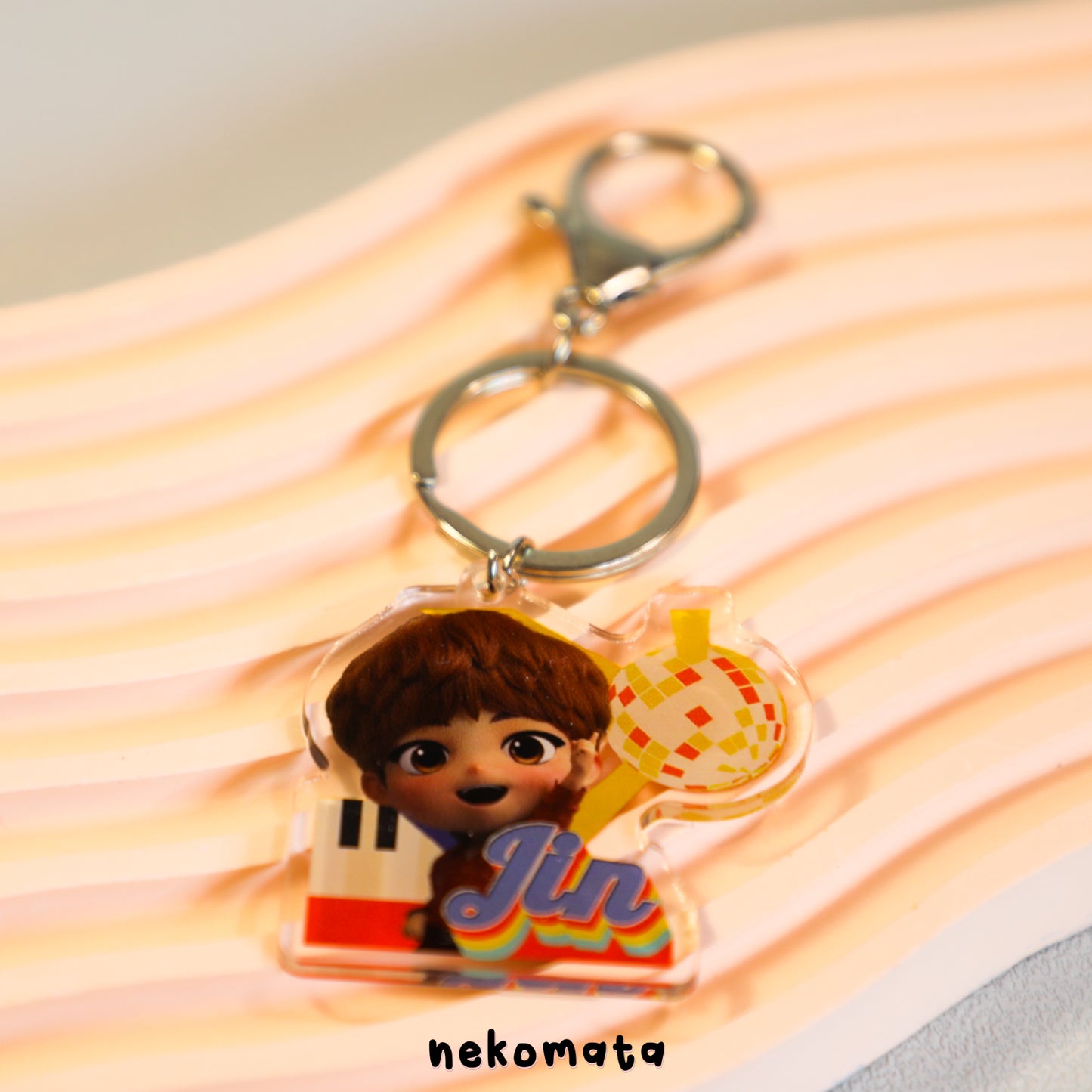 BTS Cartoon Keyring