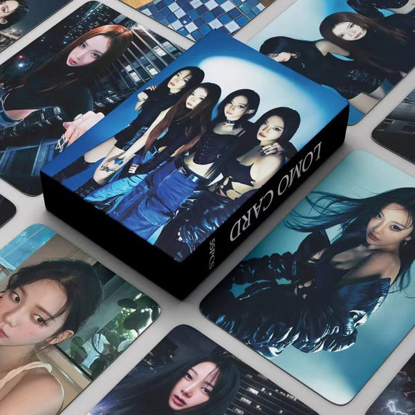 aespa Lomo Card 55枚 NEW WORLD 55pcs AESPA Lomo Photocard Cards AESPA Drama New Album Lomo