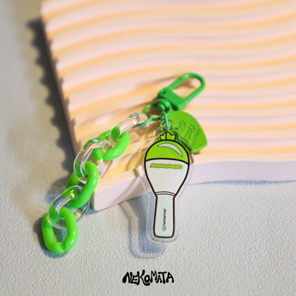 K-pop Lightstick Keychain with Cute Chain
