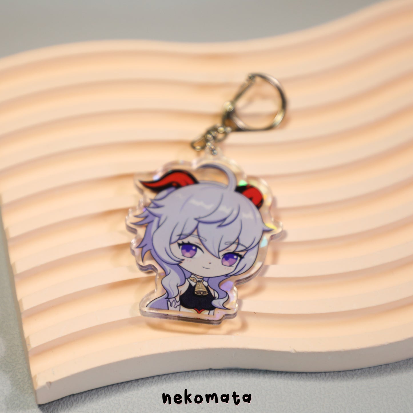 Genshin Impact Holographic Keychain