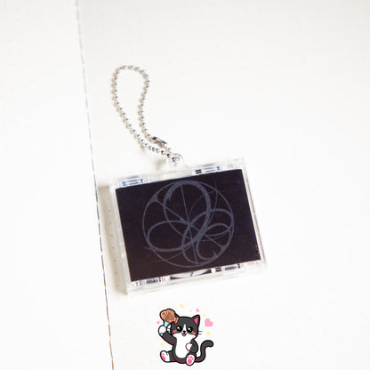 AESPA ARMAGEDDON MINI ALBUM KEYCHAIN (WITH NFC)