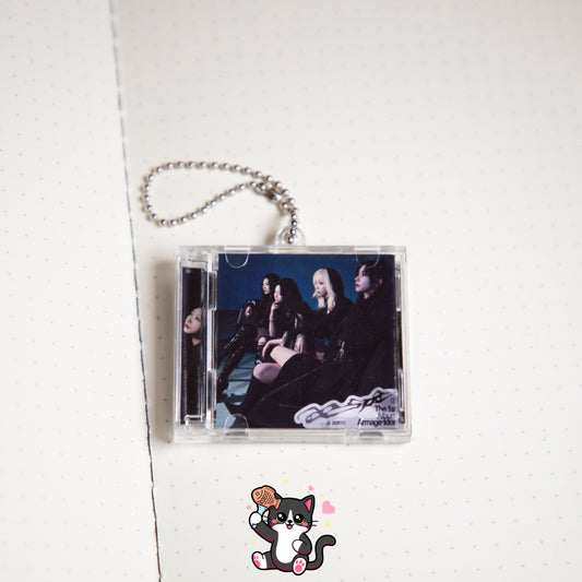 AESPA ARMAGEDDON MINI ALBUM KEYCHAIN (WITH NFC)