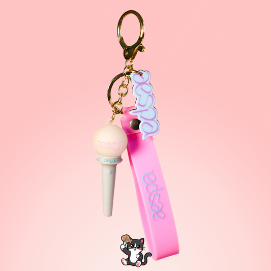 3D AESPA Lightstick Keyring