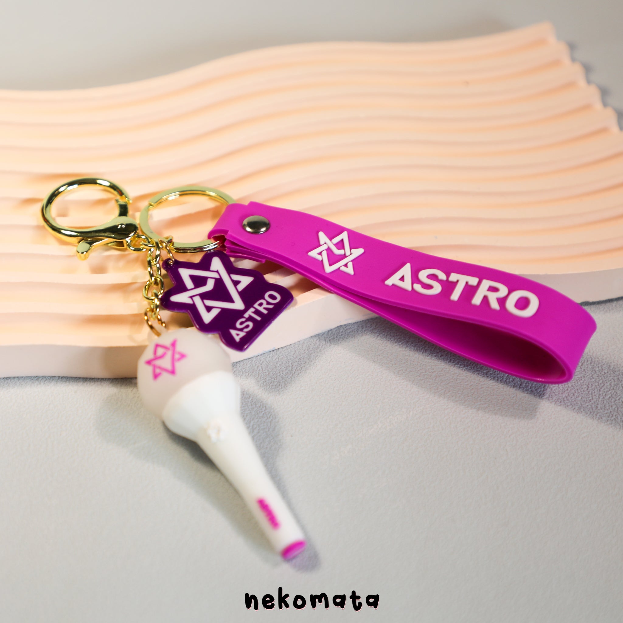 Astro Line Key 3D ASTRO Lightstick Keyring β Nekomata