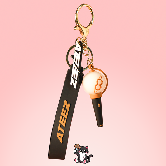 3D ATEEZ Lightstick Keyring