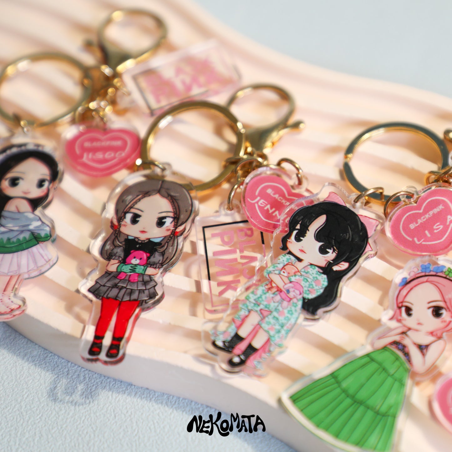 BLACKPINK Cartoon Keyring