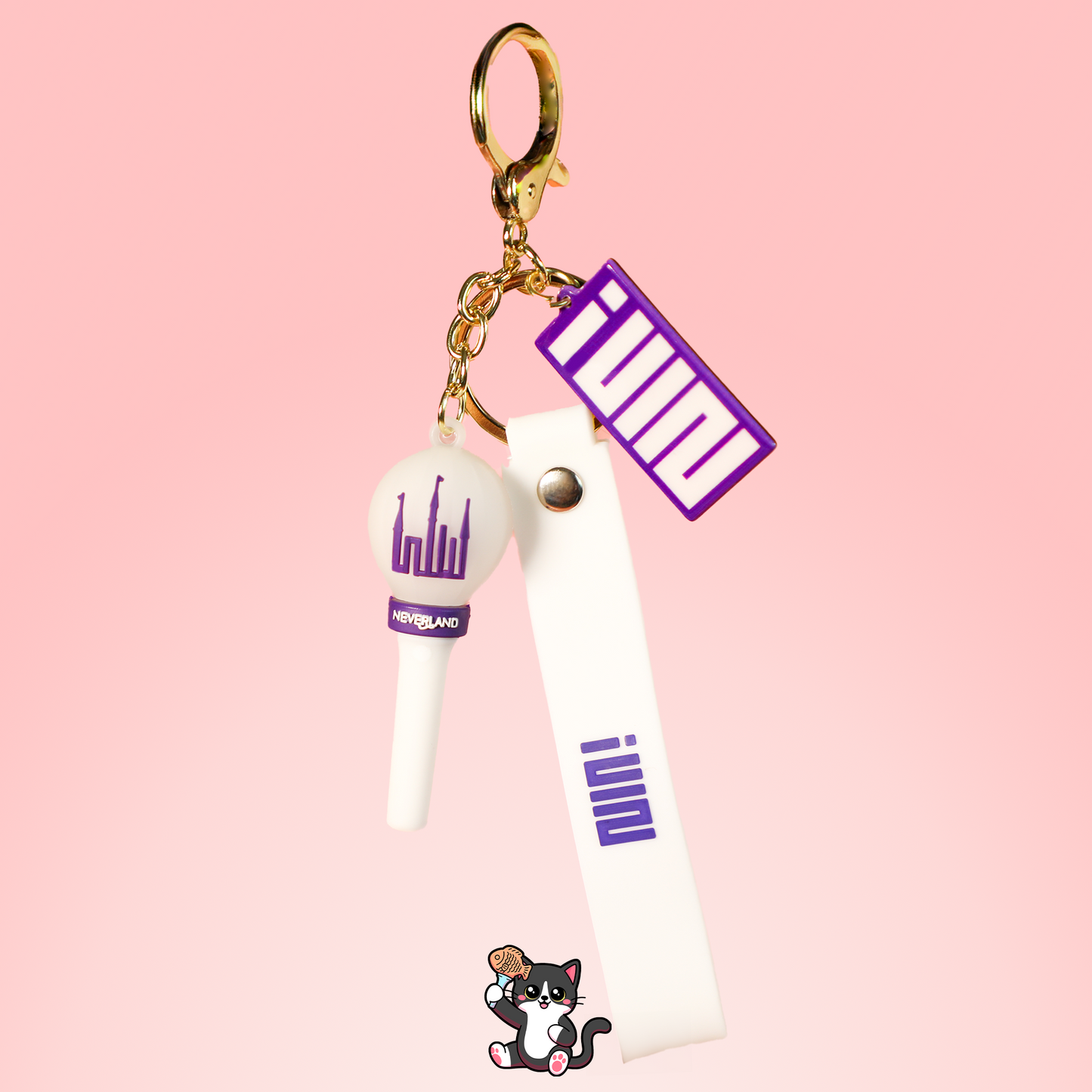 3D (G)I-DLE Lightstick Keyring