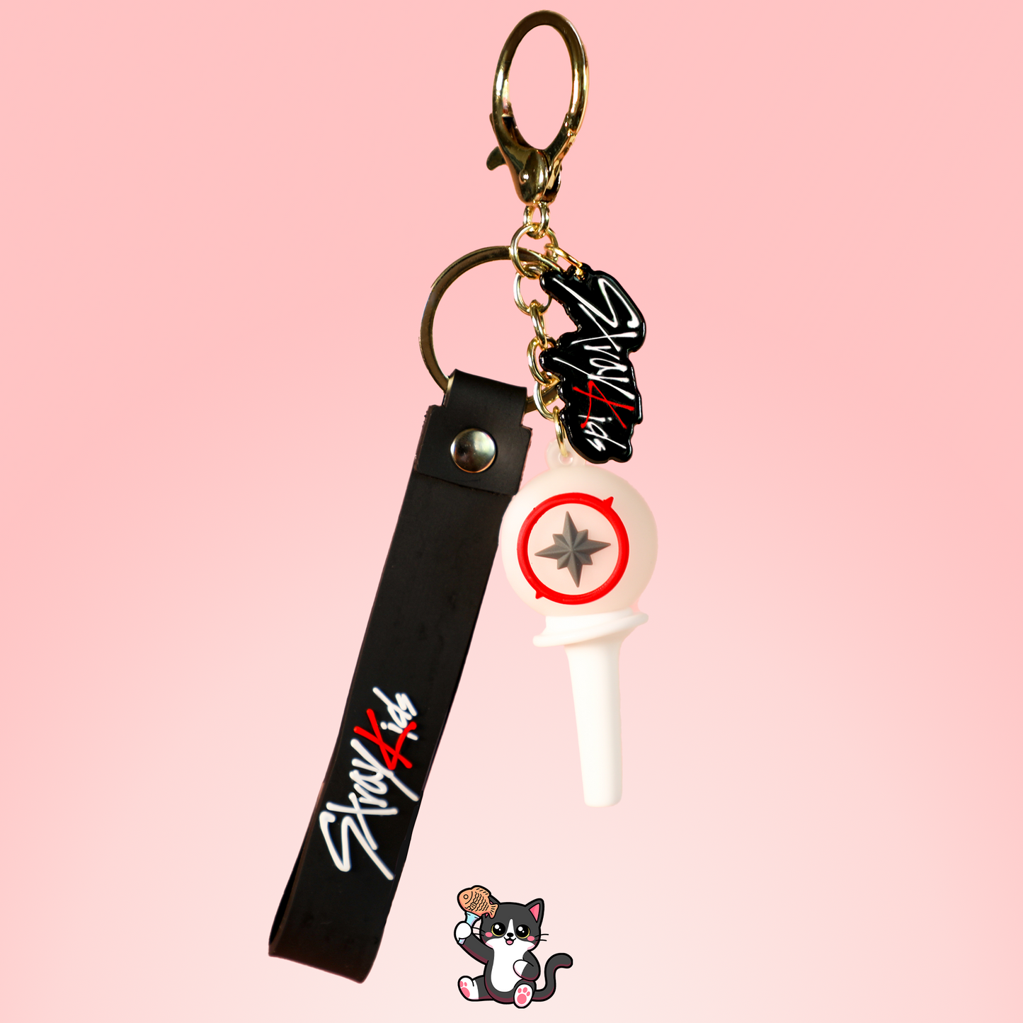 3D STRAY KIDS Lightstick Keyring