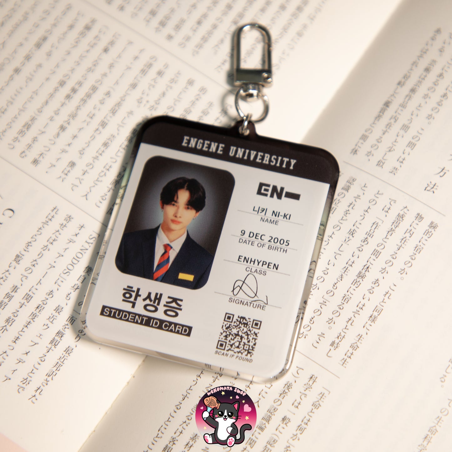 NIKI STUDENT ID KEYCHAIN