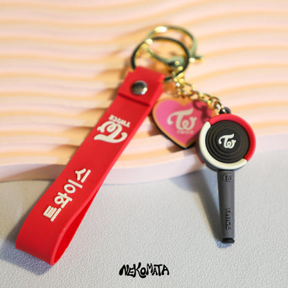 3D TWICE Lightstick Keyring