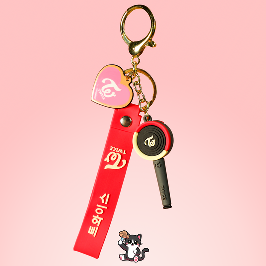 3D TWICE Lightstick Keyring