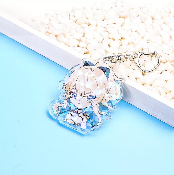 Genshin Impact Holographic Keychain